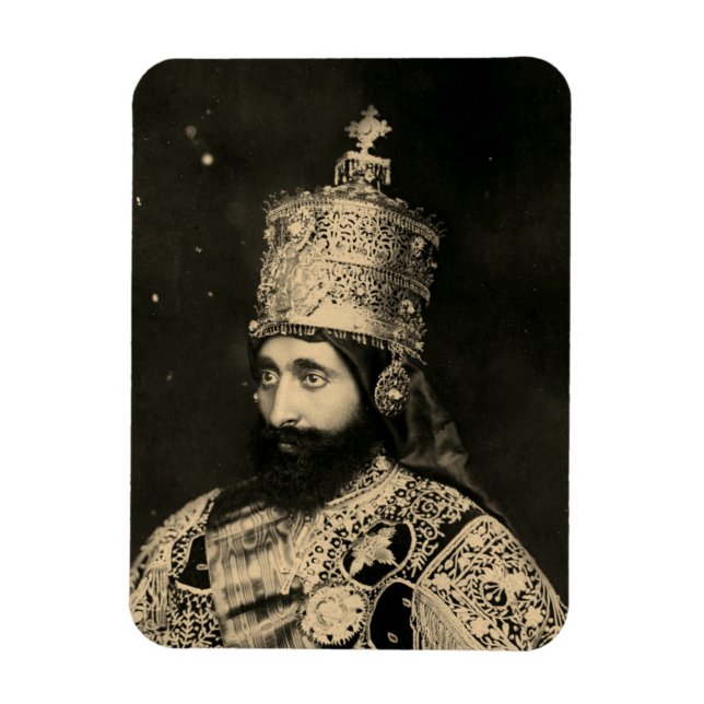 Ímã Haile Selassie Jah íman - HIM Rastafari - (Vertical)