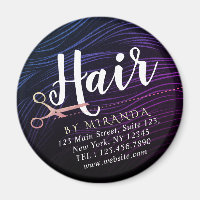 Hair Stylist Hairdresser BeauRosa Dourada Tesoura