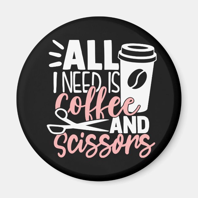 Imã Hair Stylist Salon Coffee Barber Hairdresser (Frente)