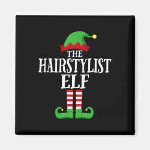 Imã Hairstylist Elf Matching Family Group Natal Pa
