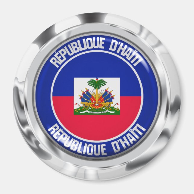 Imã Haiti Round Emblem (Frente)