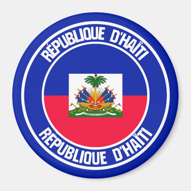 Imã Haiti Round Emblem (Frente)