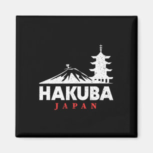 Imã Hakuba Japão Ski Resort Retro Skiboard Snowboard
