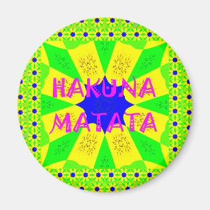 Imã Hakuna Matata Belo Design Incrível Colo