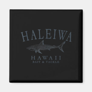 Imã Haleiwa havaí tubarão retro ardósia arte tanque de