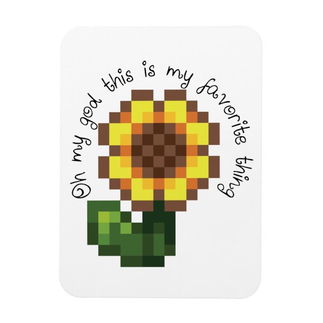 Ímã Haley Sunflower Magnet - Stardew Valley Inspirado (Vertical)