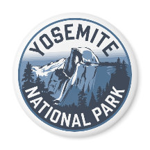 Half Dome Yosemite Round Emblem