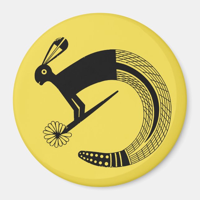 Imã Half Jack Rabbit e metade Rattle Cobra (Frente)