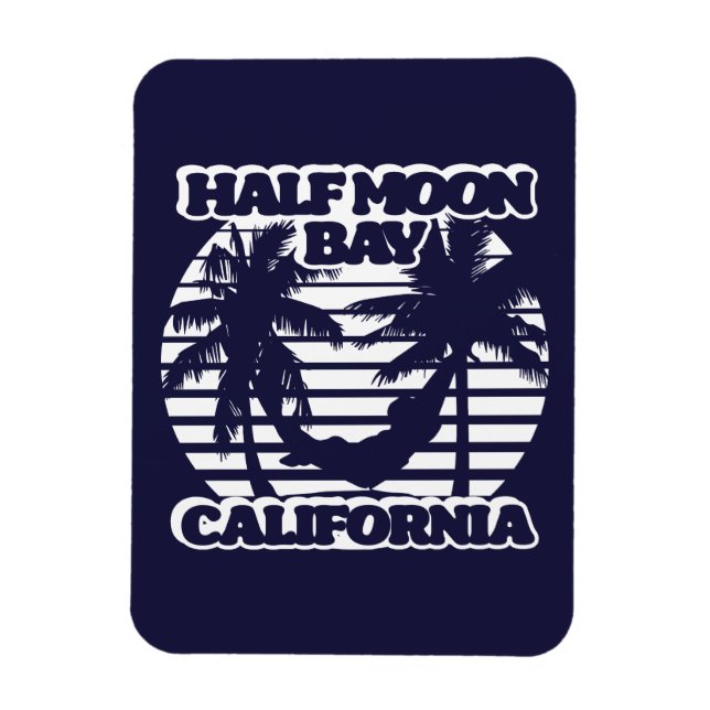 Ímã Half Moon Bay Califórnia (Vertical)