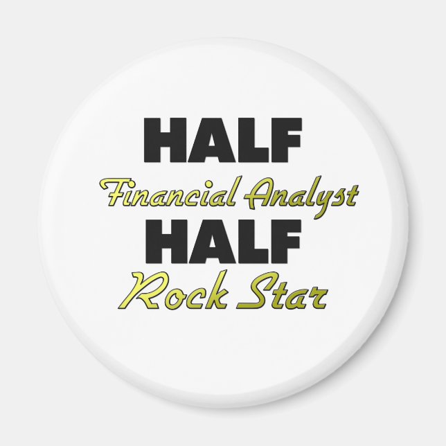 Imã Half Rock Star, analista financeiro (Frente)