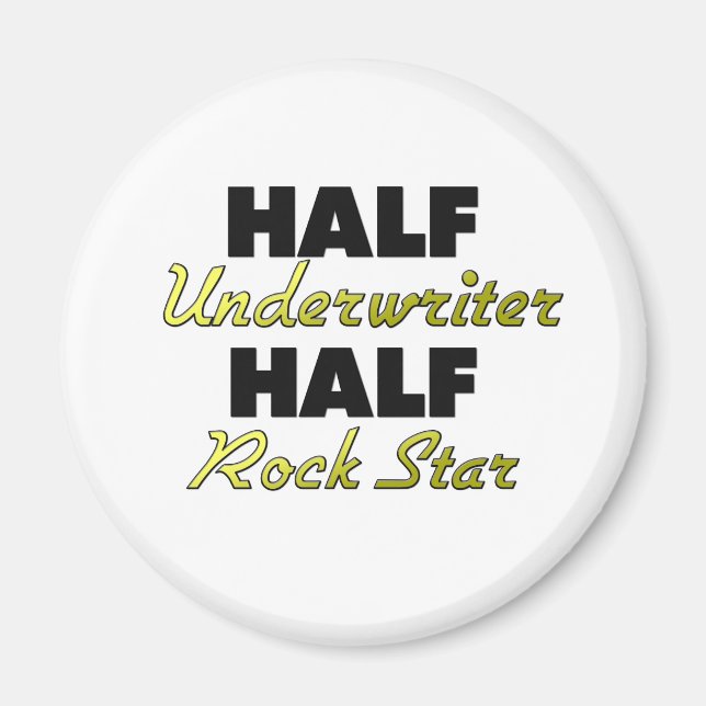 Imã Half Underwrite - Half Rock Star (Frente)