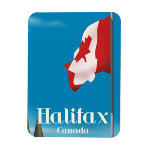 Ímã Halifax Canada Travel poster