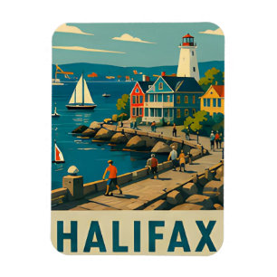 Ímã ⚓ HALIFAX — Farol e Vida no Porto Atlântico