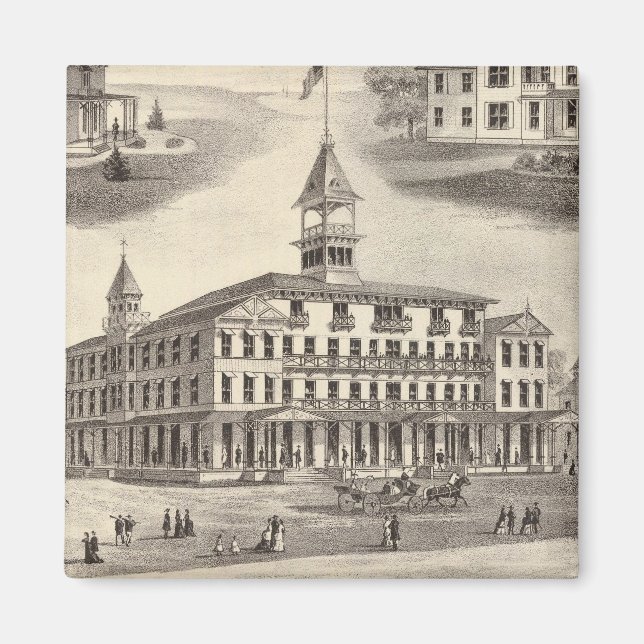 Imã Hall & Cottages do desportista (Frente)