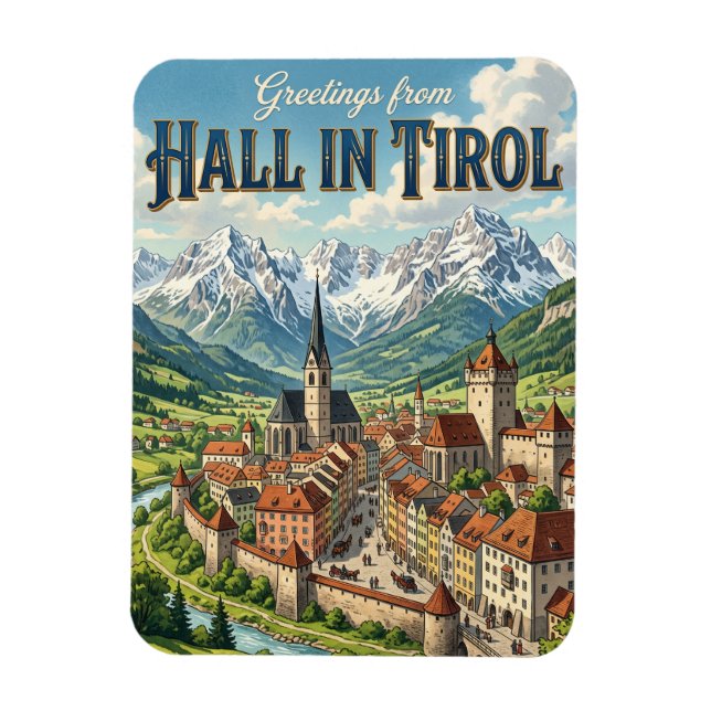 Ímã Hall in Tirol Áustria (Vertical)
