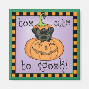 Imã Halloween Affenpinscher