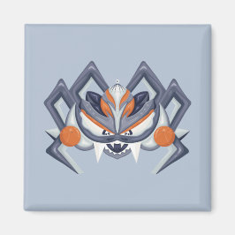 Imã Halloween Aranha Assustadora / Rei da Abóbora