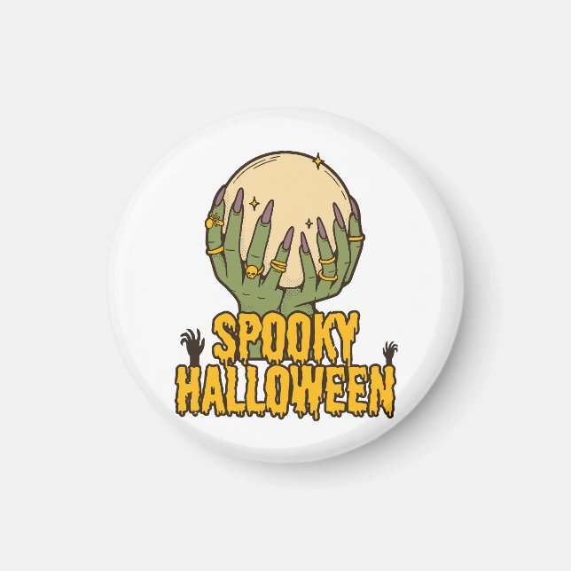 Imã halloween assustador (Frente)
