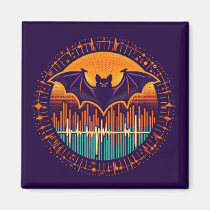 Imã Halloween Bat Echoes-Ultrasom-