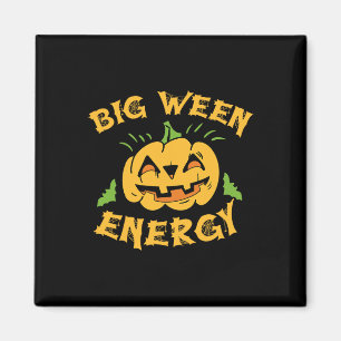 Imã Halloween Big Ween Costume Pumpkin Em Outubro T