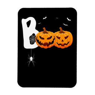 Ímã Halloween Boo Scary Pumpkins Spider Trick ou Trein