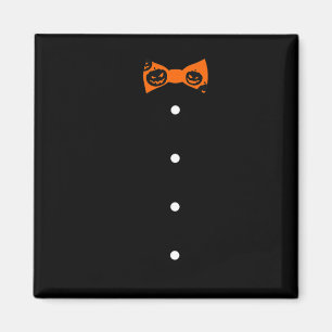 Imã Halloween Bowtie Pumpkin Halloween Costume