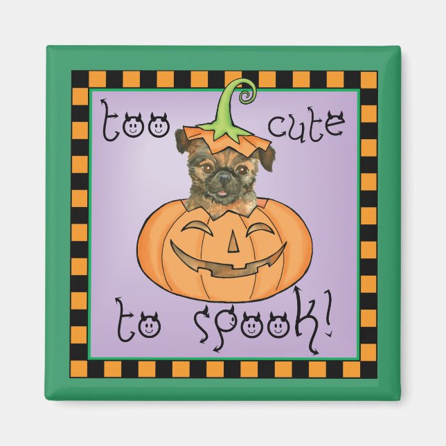 Imã Halloween Bruxelas Griffon Magnet (Frente)