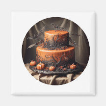Halloween Cake Magnet