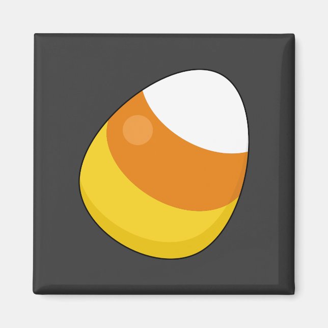 Imã Halloween Candy Corn (Frente)