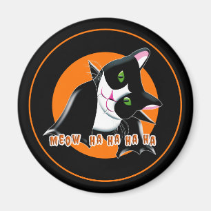 Imã Halloween Cat