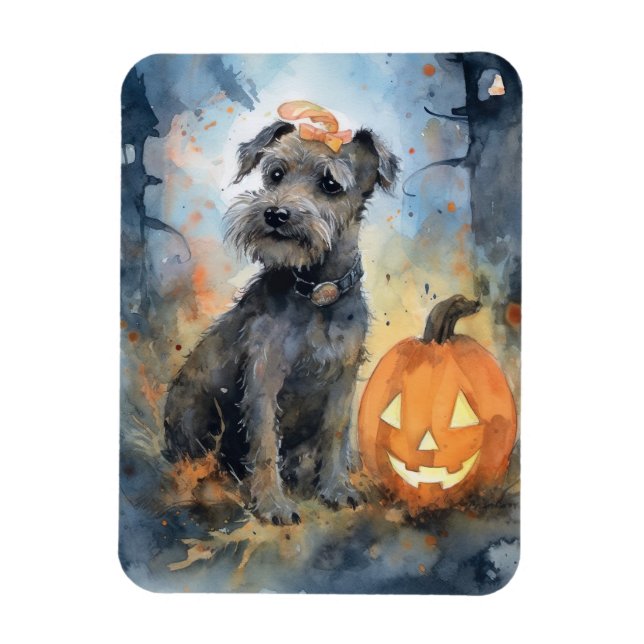Ímã Halloween Chesapeake Bay Terrier Com Bompkins (Vertical)