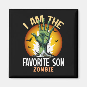 Imã Halloween Correspondendo à fantasia do filho Zombi