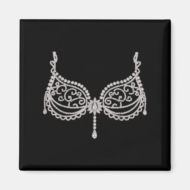 Imã Halloween Costume Show Girl  (Frente)