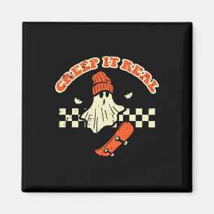 Imã Halloween Creep It Real Ghost Skater Costume Men B