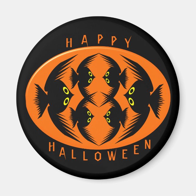 Imã Halloween Crows Magnet (Frente)