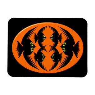 Ímã Halloween Crows Premium Magnet