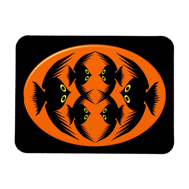 Ímã Halloween Crows Premium Magnet (Horizontal)