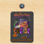 Ímã Halloween Cruise Squad Ship<br><div class="desc">Este design pode ser personalizado na área fornecida pela alteração da foto e/ou do texto. Ou pode ser personalizado clicando em Personalizar este Modelo e, em seguida, escolhendo o clique para personalizar mais a opção e excluir ou alterar a cor do plano de fundo, adicionar texto, alterar a cor ou...</div>
