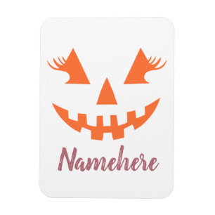 Ímã Halloween da Girly Jack O Lanterna Pumpkin Persona