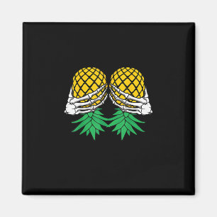 Imã Halloween De Cima Para Baixo Pineapple Swinger Ske