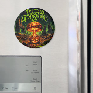Imã Halloween de Destruição em Massa Abóbora Radioativ