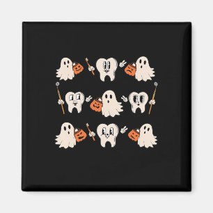 Imã Halloween Dentista Dentista Dentista Higienista De