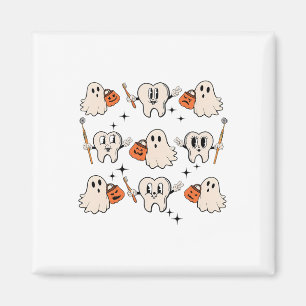 Imã Halloween Dentista Dentista Dentista Higienista De