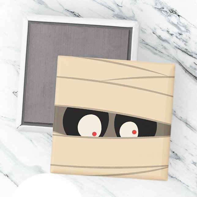 Imã Halloween do Monstro das Múmias Bonitas Modernas (Criador carregado)