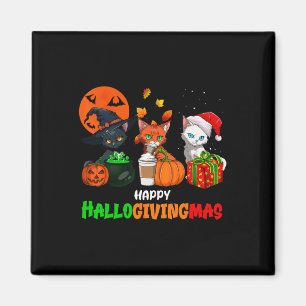 Imã Halloween dos gatos Hallodogmas