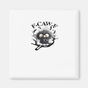 Imã Halloween F-Caw-F Pássaro Legal Único