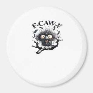 Imã Halloween F-Caw-F Pássaro Legal Único