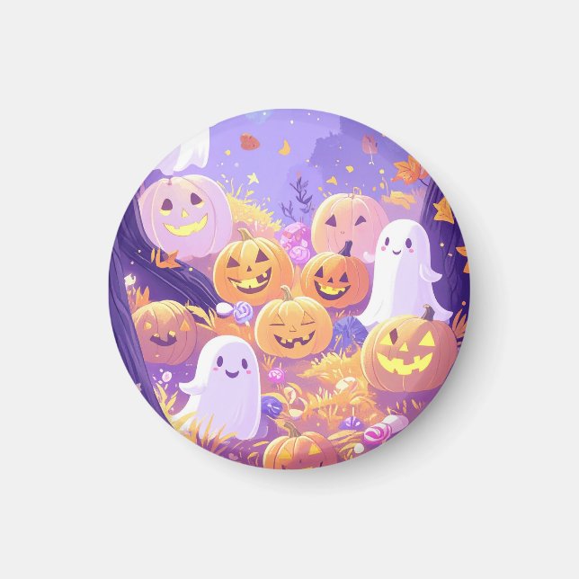 Imã Halloween Fofo (Frente)