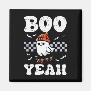 Imã Halloween Ghost Skateboard Boo Sim Costume Boys K