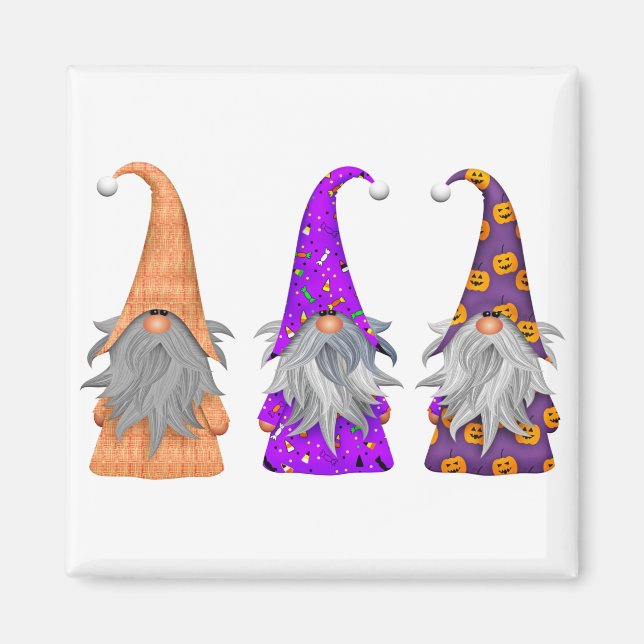 Imã Halloween Gnomos (Frente)